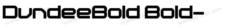 DundeeBold Bold字体转换